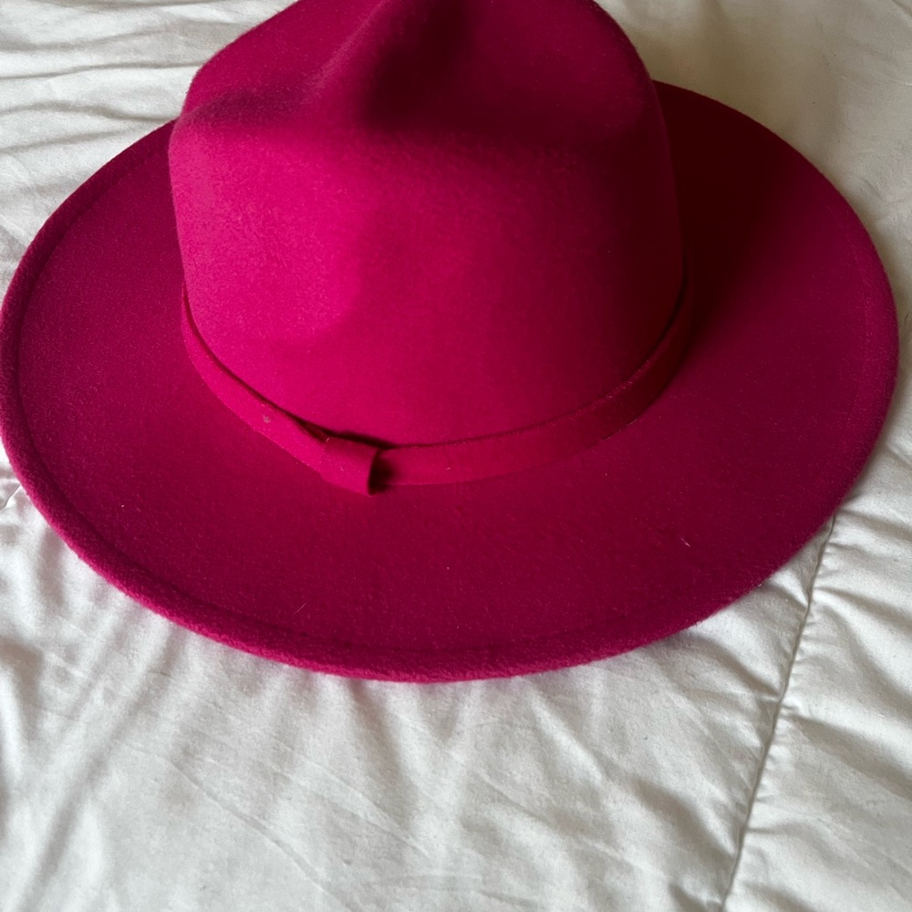 Elegant Pink Women's Fedora Hat